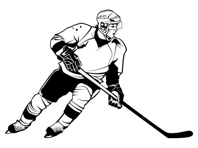 Хоккей рисунок