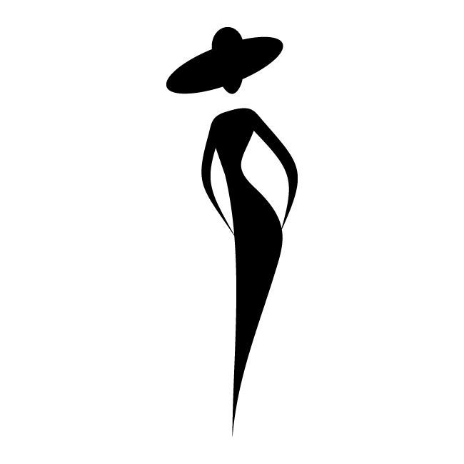 Стилизованная фигура женщины