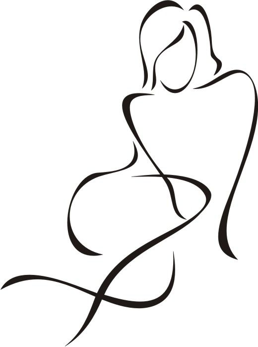 Женский силуэт