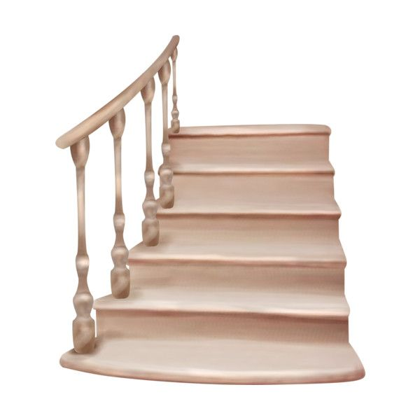 Лестница на прозрачном фоне