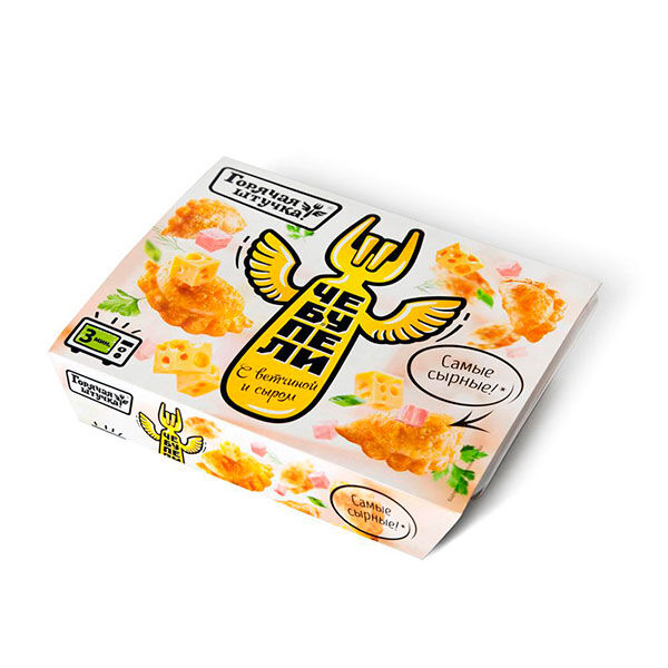 Чебупели горячая штучка ветчина и сыр