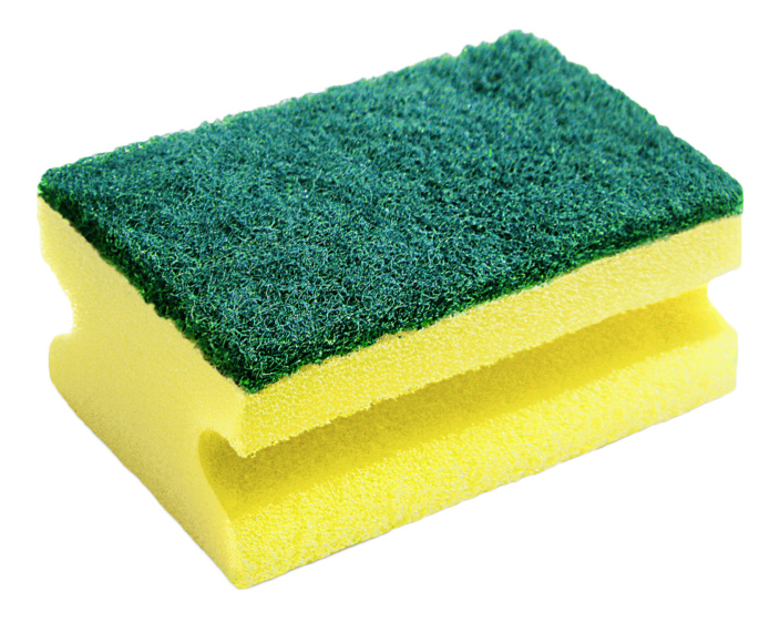 Губка для посуды "Хозяюшка Мила" Maxi 5+1 губка в подарок