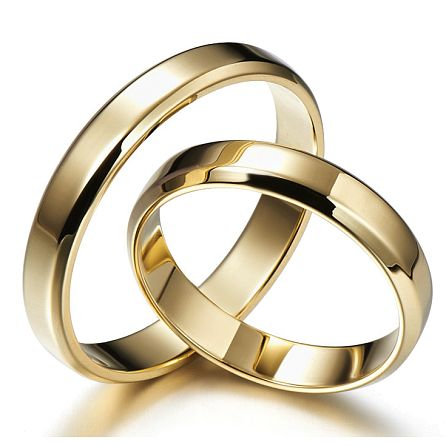 Свадебные кольца переплетенные