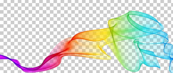 Цветная абстракция на белом фоне