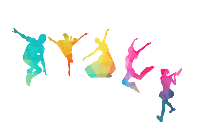 Цветные силуэты