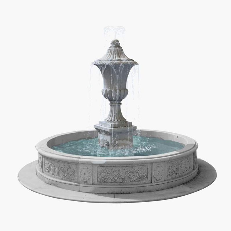 Фонтан из мрамора