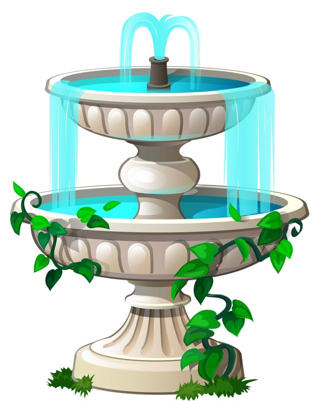 Нарисовать фонтан