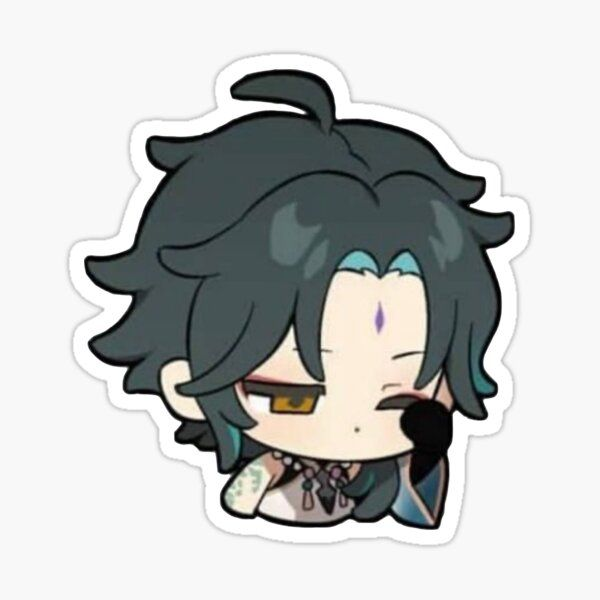 Стикеры Геншин Импакт Чиби Сяо