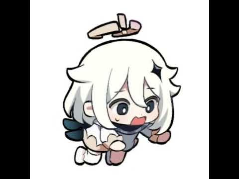 Геншин Импакт стикер Барбара Чиби