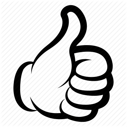 Большой палец вектор