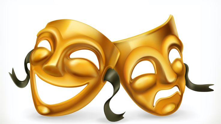 Золотая Театральная маска