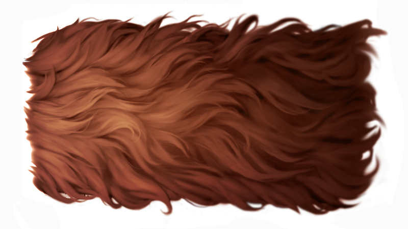 Текстура шерсти