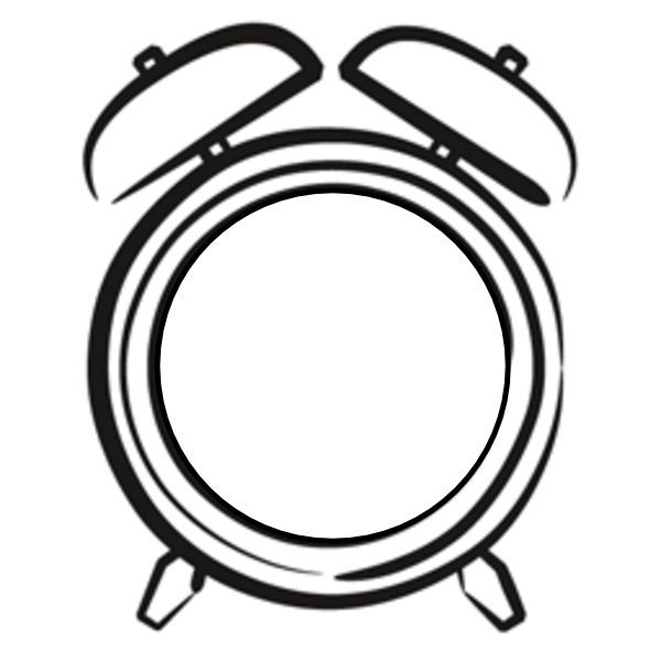 Будильник без стрелок для метрики