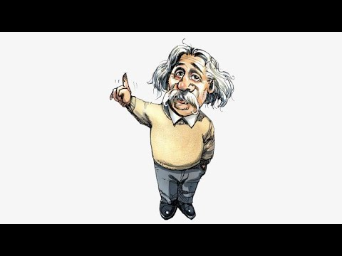 Альберт Эйнштейн иллюстрация