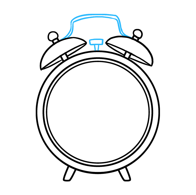 Будильник рисунок