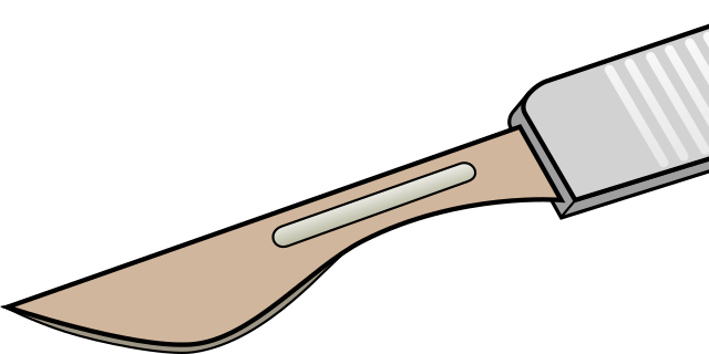 Скальпель без фона