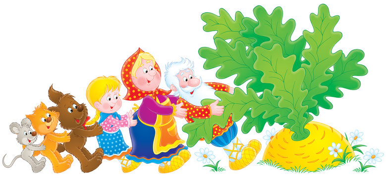 Сказочные герои на прозрачном фоне для детей