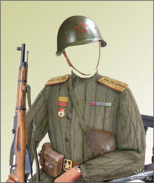 Советский солдат униформа ВМВ