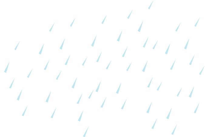 Дождь на белом фоне