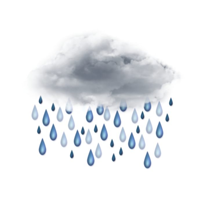 Дождик для детей на прозрачном фоне