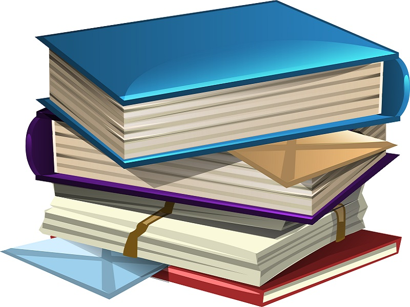 Книжки на прозрачном фоне