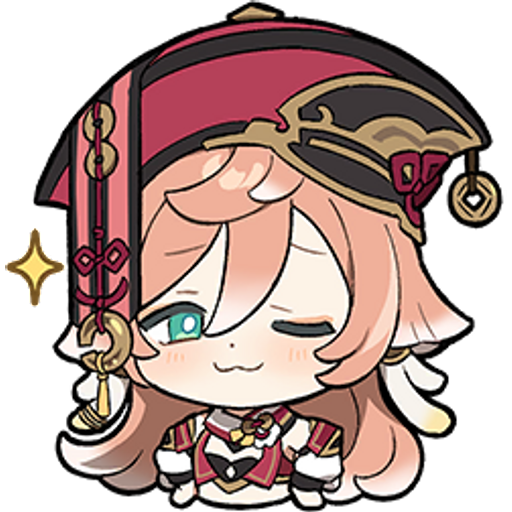 Стикеры Геншин Импакт Чиби Сяо