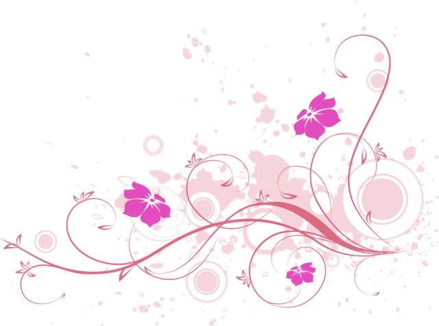 Розовые вензеля