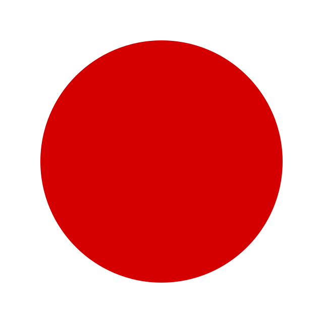 Красный круг на белом фоне