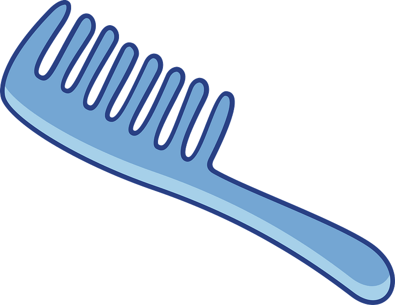 Расческа без фона