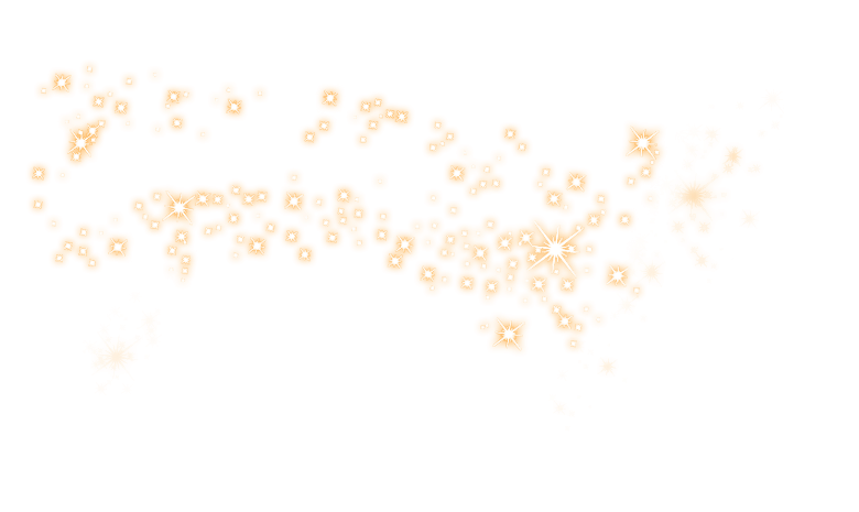 Золотые блики на прозрачном фоне