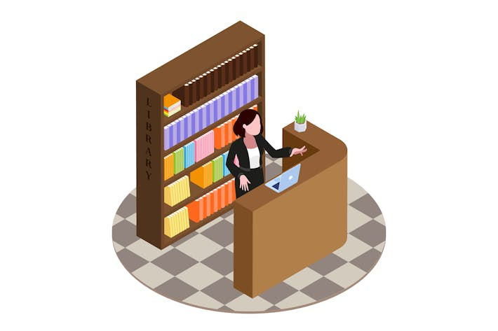 Библиотекарь иконка