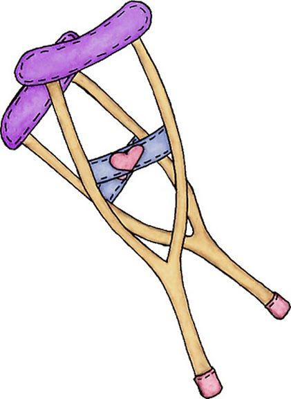 Дети на костылях