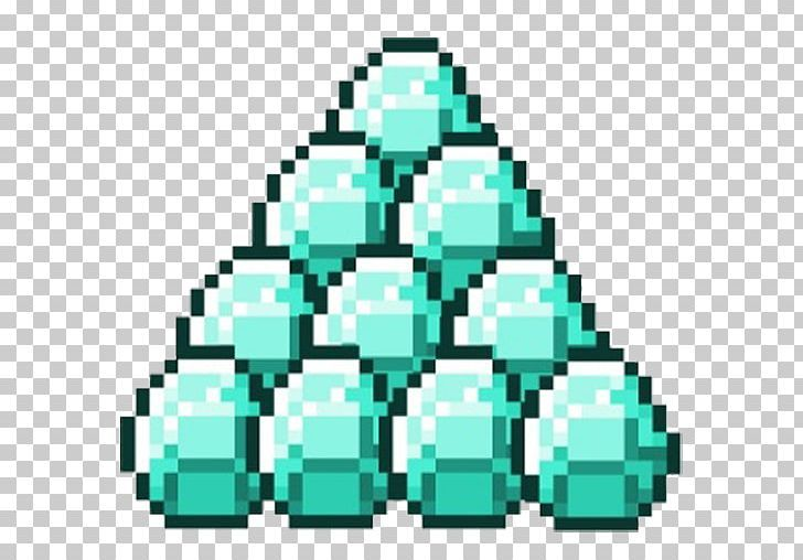 Алмаз из МАЙНКРАФТА на зеленом фоне