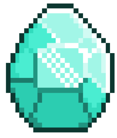 Алмаз из МАЙНКРАФТА без фона