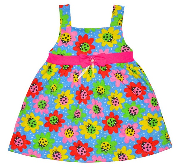 Цветастые сарафаны для детей
