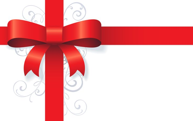 Подарочный сертификат с бантом