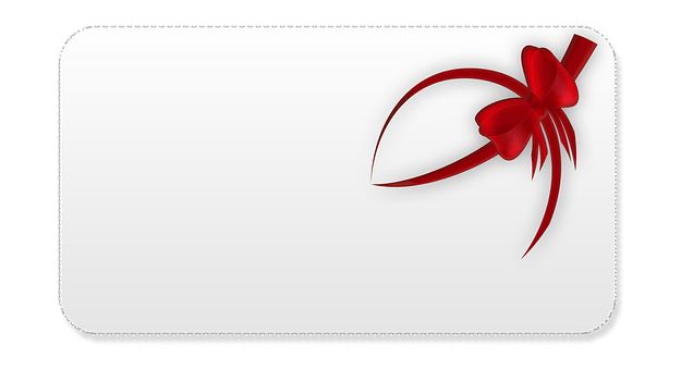 Подарочный сертификат клипарт