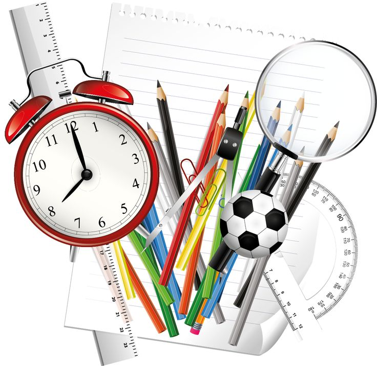 Школьный клипарт на прозрачном фоне