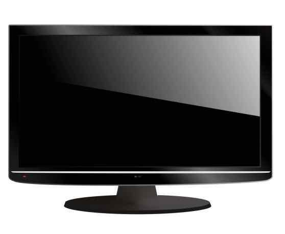 Телевизор на белом фоне