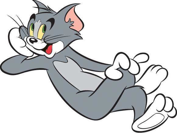 Том и Джерри на прозрачном фоне