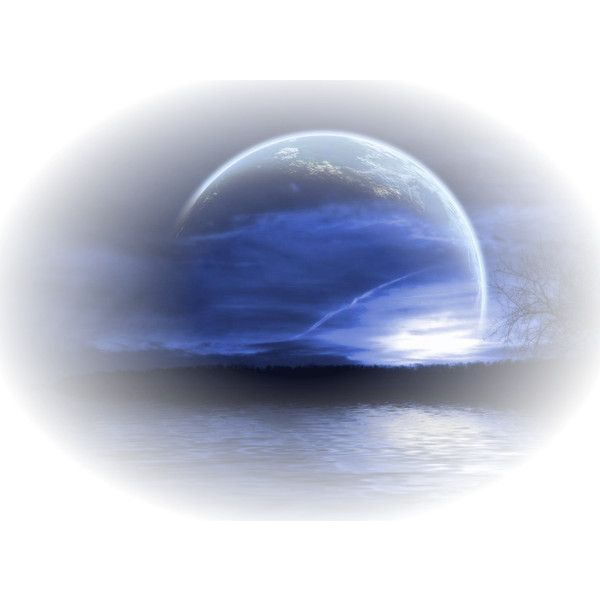 Ночной пейзаж на прозрачном фоне