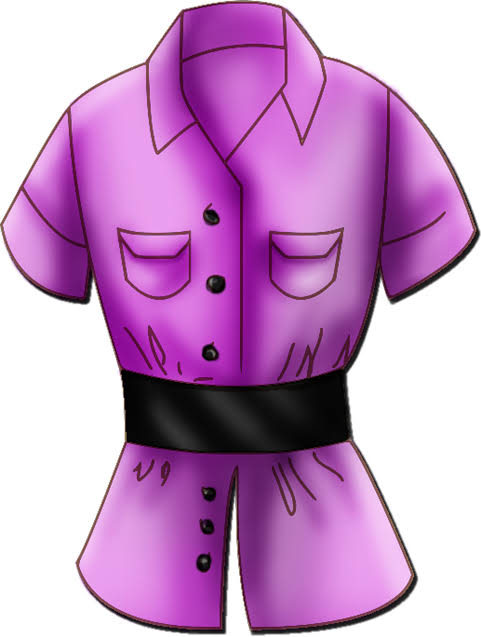 Блузка на прозрачном фоне