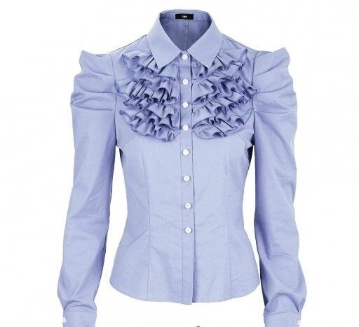 Блузка на прозрачном фоне