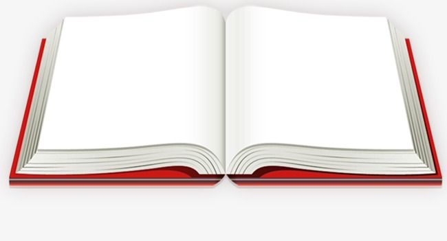 Раскрытая книга на прозрачном фоне