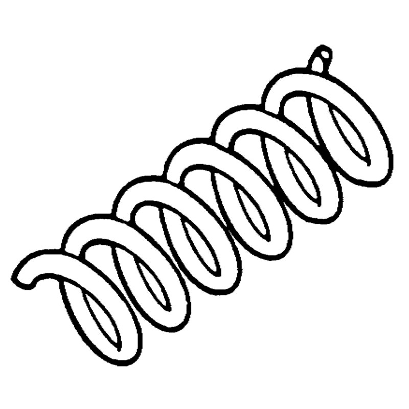 Пружина нарисованная