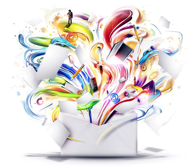 Творчество на прозрачном фоне