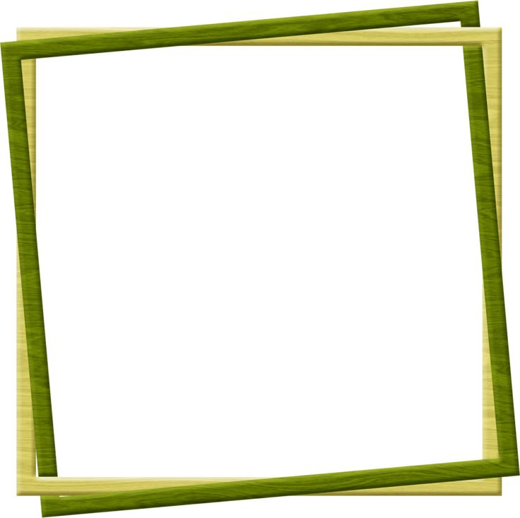 Рамка простая на прозрачном фоне