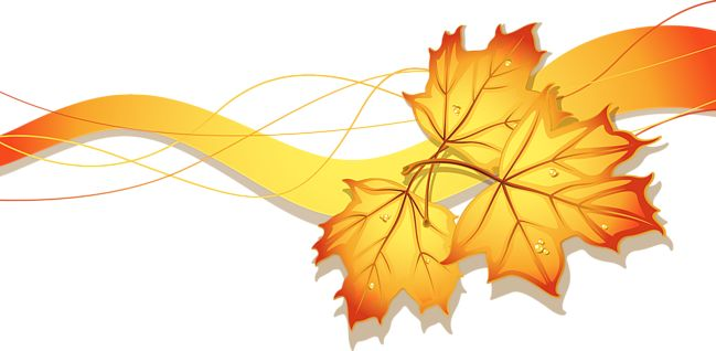 Осень на прозрачном фоне