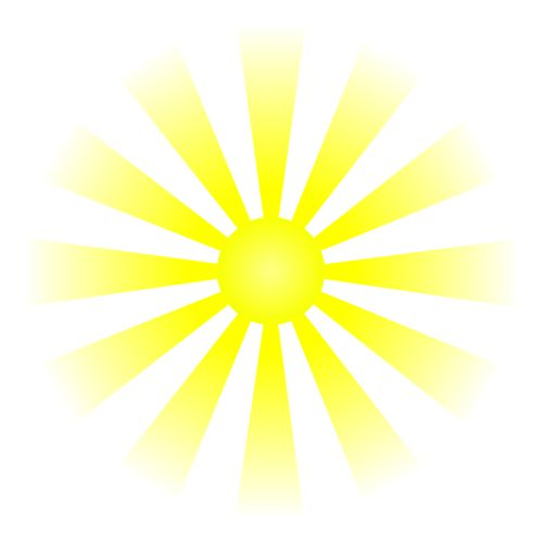 Лучи солнца