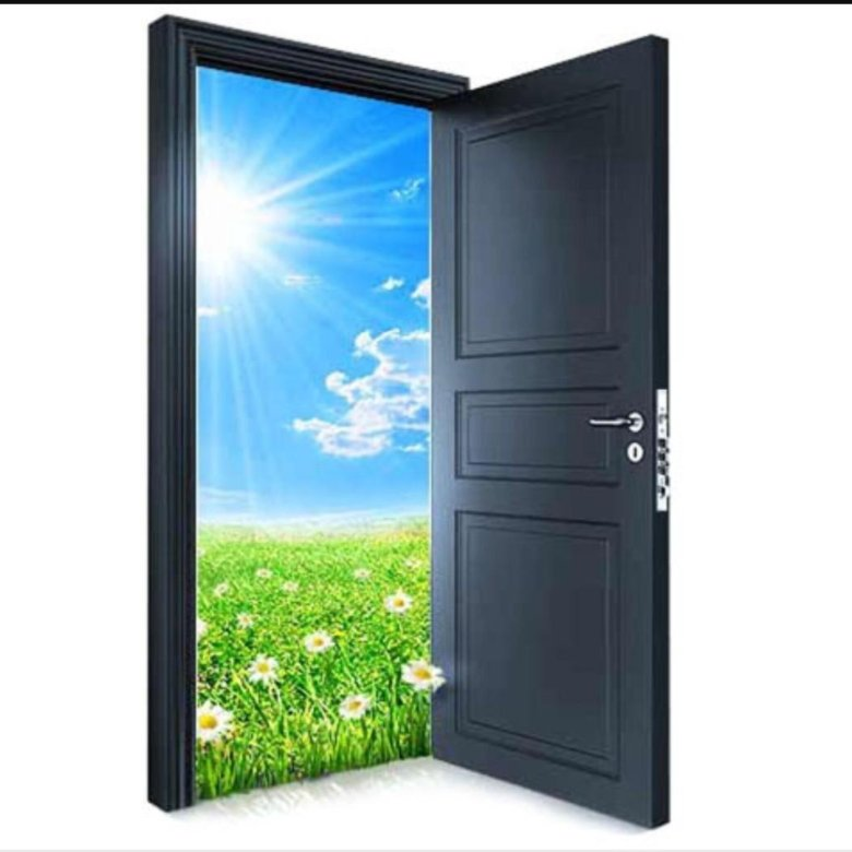 Дверь открывается